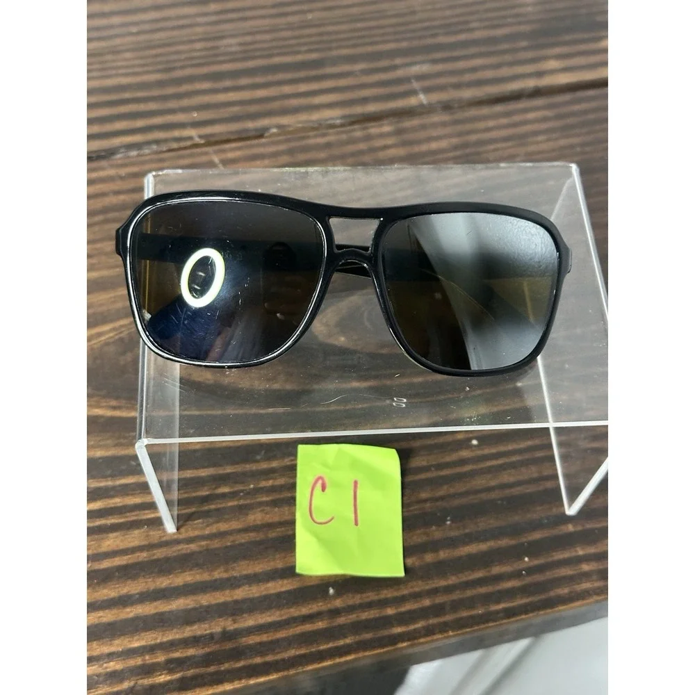 Vintage Suncloud France Nylon Black Sunglasses SC9 Gradient Aviator Lenses